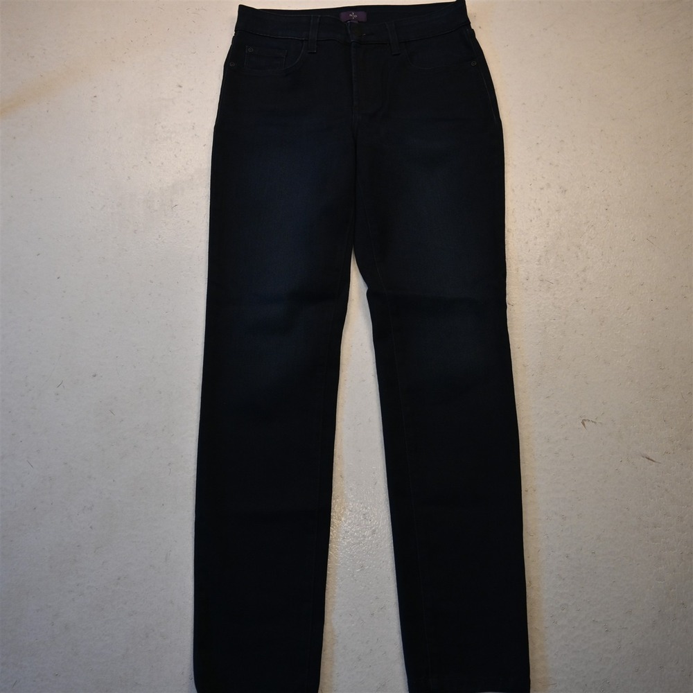 NYDJ 6 Mid Rise Jegging Rinse Stretch Denim Womens Jeans